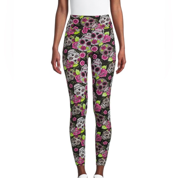 Juniors' Halloween Leggings - Picture 1 of 3